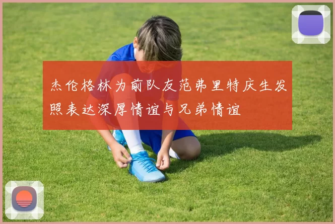杰伦格林为前队友范弗里特庆生发照表达深厚情谊与兄弟情谊
