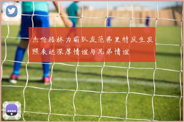 杰伦格林为前队友范弗里特庆生发照表达深厚情谊与兄弟情谊